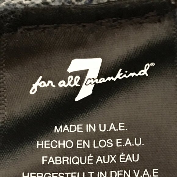 7 for all Mankind Portia Slim Jeans Women 27 Blue High Rise Button Fly Stretch - Picture 3 of 15